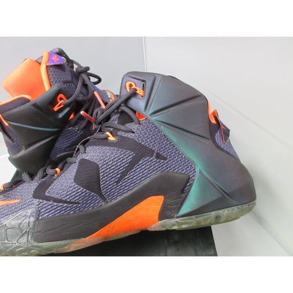 Nike LeBron 12 Men\'s Size 13 US 684593-583 Cave Purple Orange Athletic Shoes main image 14